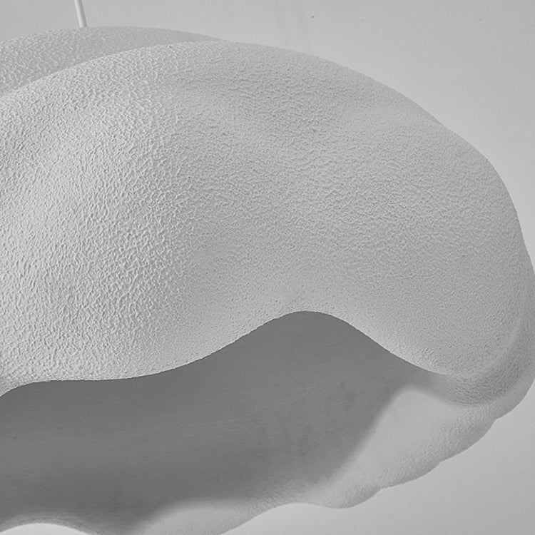 Modern Minimalist Round High-Density Polyethylene 1-Light Pendant Light For Bedroom