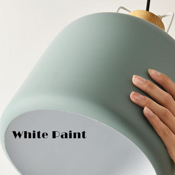 Modern Aluminum 1-Light Colorful Candy Jar Pendant Light