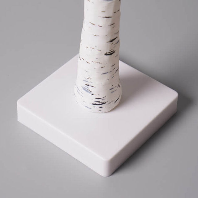 Modern Creative Holiday Decorative Colorful Egg Simulation Tree Plastic LED Table Lamp