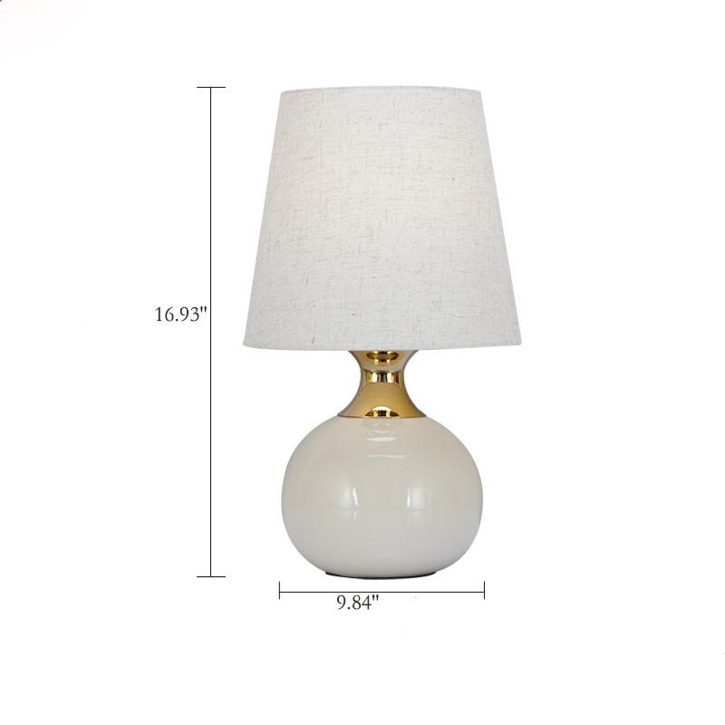 Modern Decorative Ceramic 1-Light Touch Dimming Table Lamp