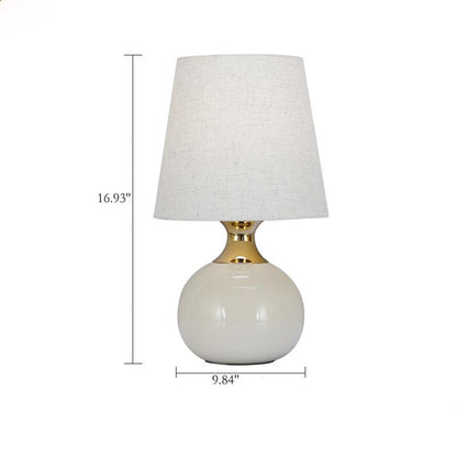 Modern Decorative Ceramic 1-Light Touch Dimming Table Lamp