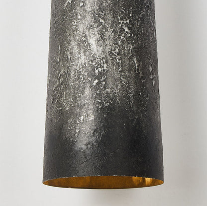 Industrial Japanese Simple Steel Cylinder 1-Light Pendant Light