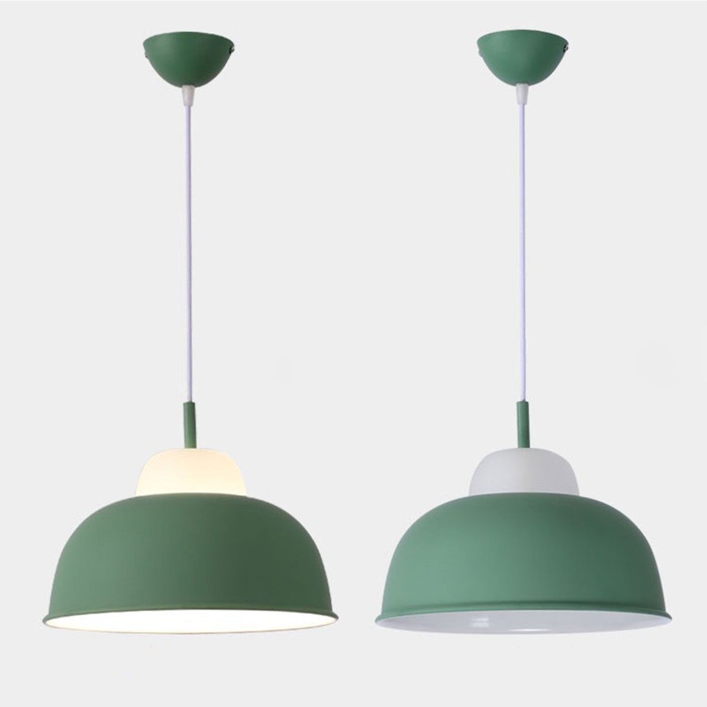 Modern Minimalist Macaron Iron 1-Light Pendant Light