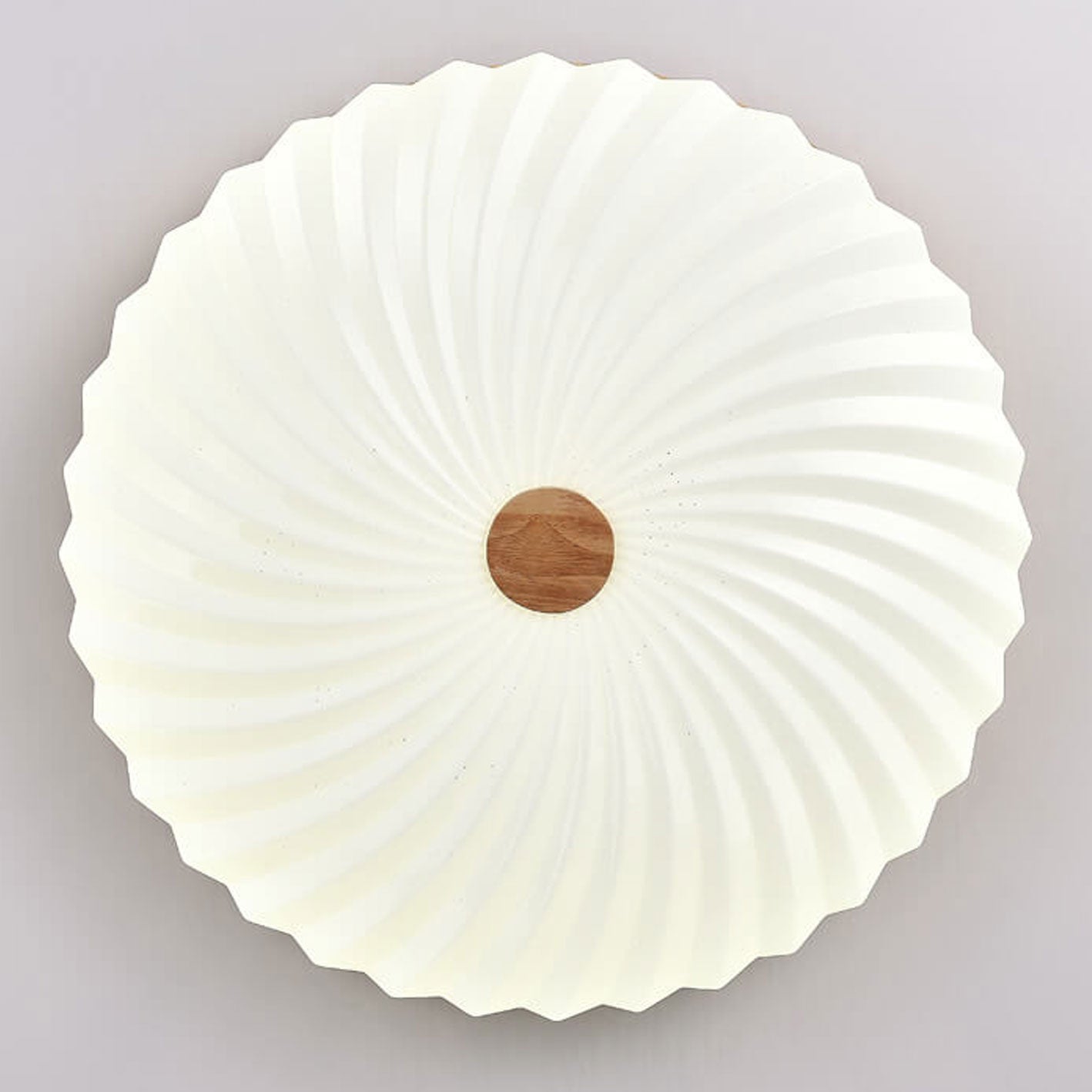 Chinese Log Simple Round LED Flush Mount Light