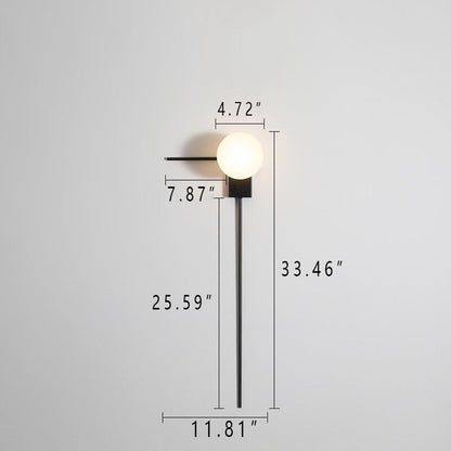 Nordic Industrial Retro Combination Graphic 1-Light Wall Sconce Lamp