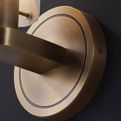 Modern Light Luxury Long Glass 1/2 Light Wall Sconce Lamp