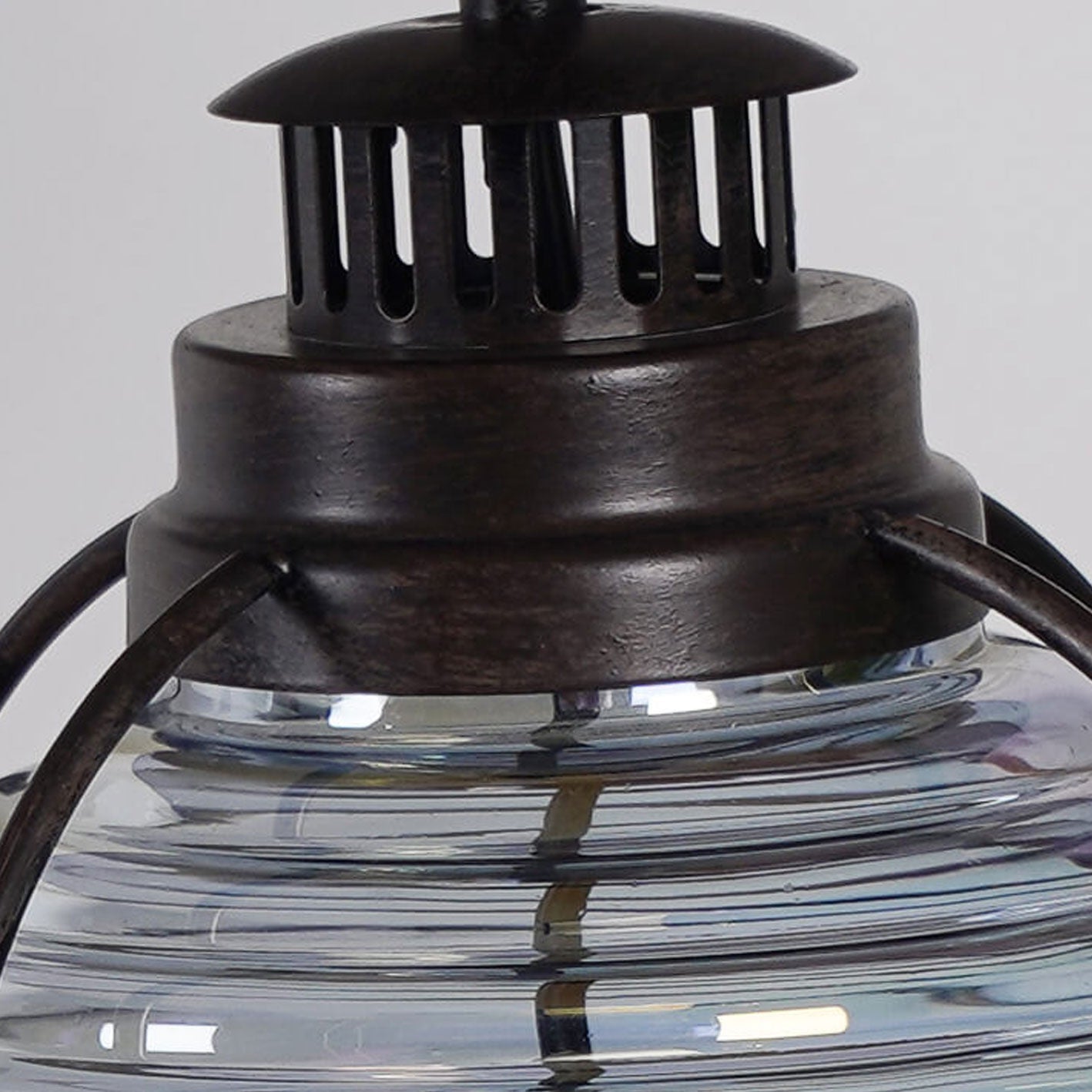 Vintage Iron Glass Horse Lamp Design Fabric 1 - Light Table Lamp