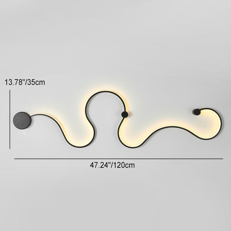 مصباح حائط LED معاصر من الألومنيوم والسيليكون بتصميم نورديك لغرفة المعيشة 