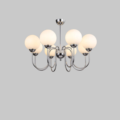 Modern Minimalist Vintage Round Ball 3/5/6/8-Light Island Light Chandelier