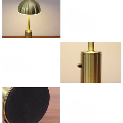 European Wrought Iron LED Rechargeable Table Lamp