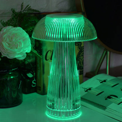 Creative Mushroom PMMA Dazzling Touch Charge LED Decorative Table Lamp