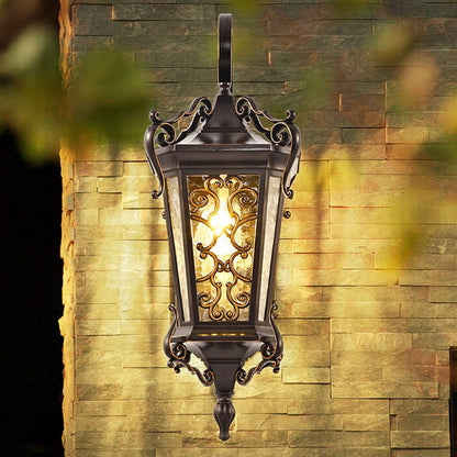 European Palace Outdoor Waterproof 1-Light Wall Sconce Lamp