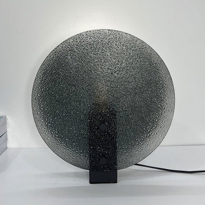 Modern Light Luxury Round Frosted Glass 1-Light Table Lamp
