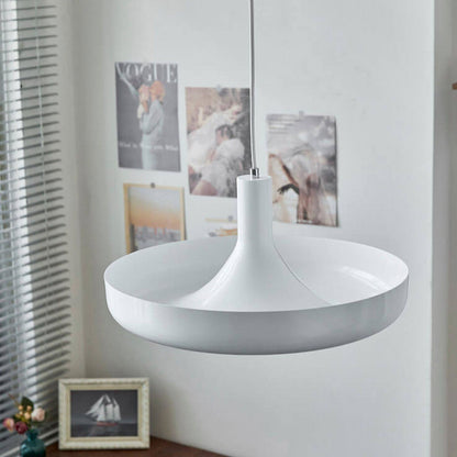 Nordic Minimalist UFO Metal Disc 1-Light Pendant Light