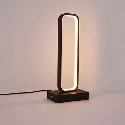 Modern Minimalist Ring Aluminum Silicone LED Table Lamp