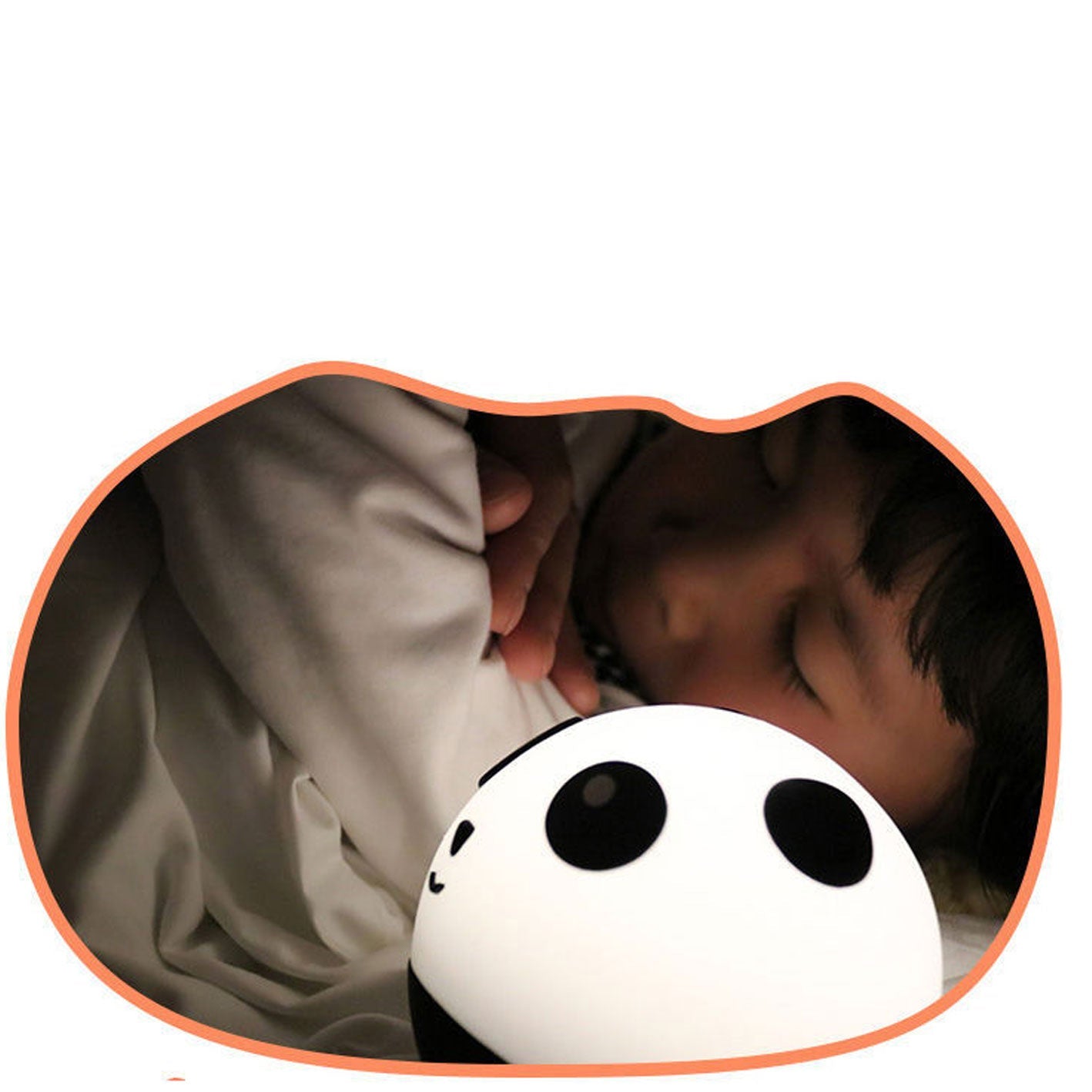Cute Panda Tumbler Silicone LED Night Light