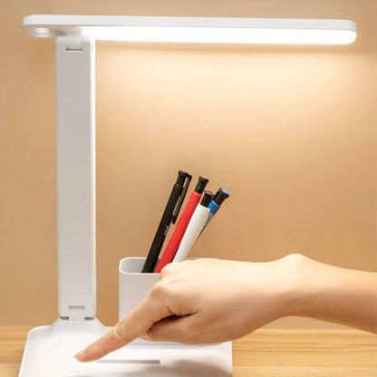 Simple Folding Pen Holder USB Eye Protection LED Reading Desk Lamp