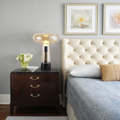 Simple Creative Glass Marble LED Table Lamp