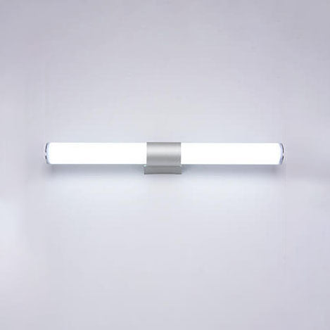 مصابيح حائطية بتصميم أسطواني عصري بسيط مع إضاءة أمامية LED للمرآة 