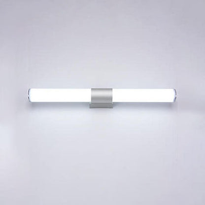 مصابيح حائطية بتصميم أسطواني عصري بسيط مع إضاءة أمامية LED للمرآة 