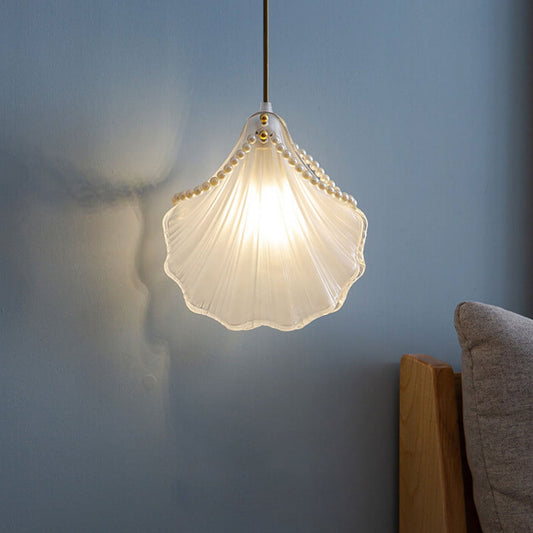 مصباح معلق فاخر من لؤلؤة صدفية من Creative Light مزود بمصباح واحد 