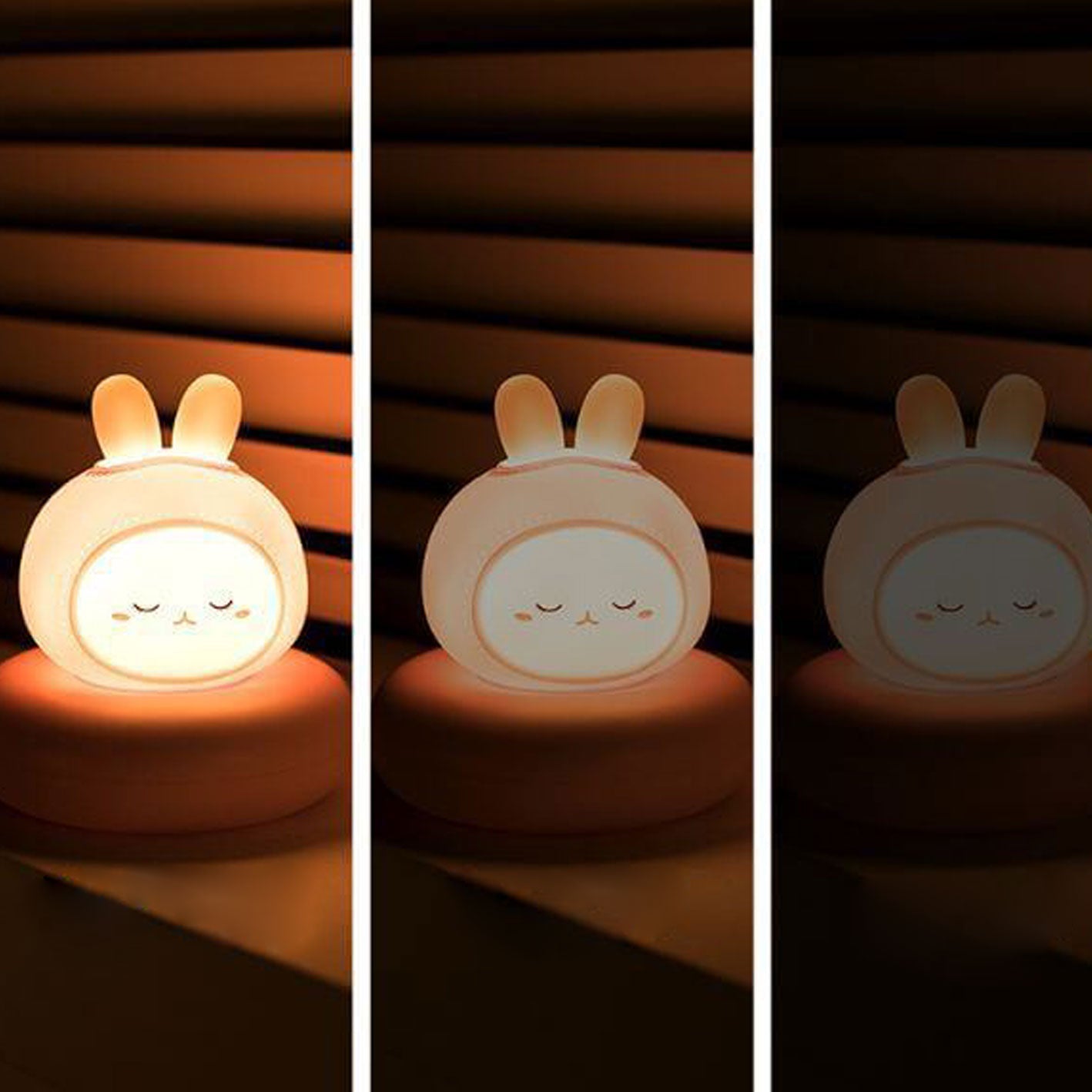 Creative Cute Animals Night Light Pat Sensing LED Table Lamp