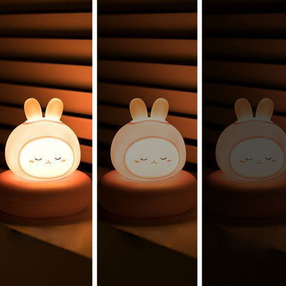 Creative Cute Animals Night Light Pat Sensing LED Table Lamp