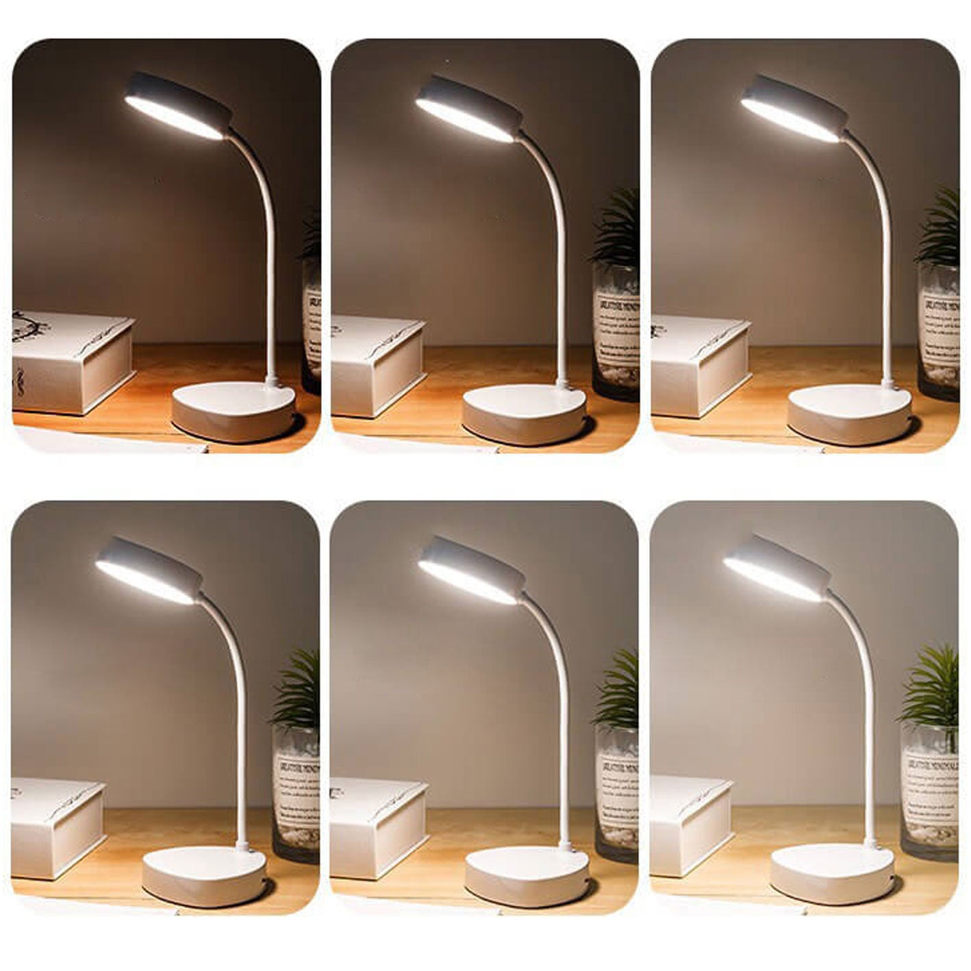 Creative USB Charging Foldable LED 1-Light Table Lamp