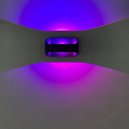 مصباح حائط LED بتصميم مستطيل بسيط من الطراز الاسكندنافي 