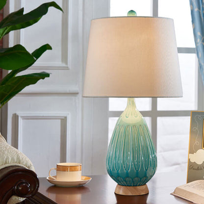 Modern Minimalist Light Luxury Ceramic 1-Light Table Lamp