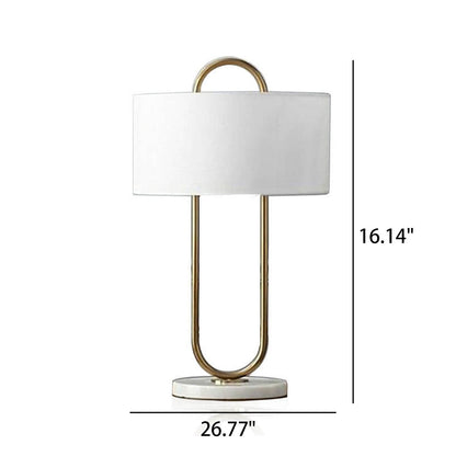 Modern Minimalist Creative Oval Ring Design 1-Light Table Lamp