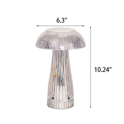 Creative Mushroom PMMA Dazzling Touch Charge LED Decorative Table Lamp
