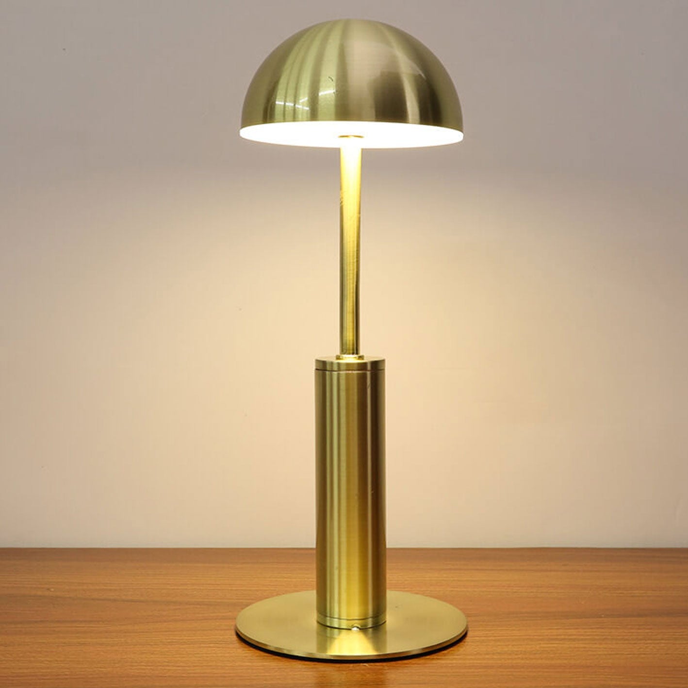 European Wrought Iron LED Rechargeable Table Lamp