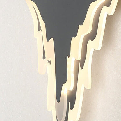 Nordic Iron Art Acrylic Irregular Shape Indoor Wall Sconce Lamp
