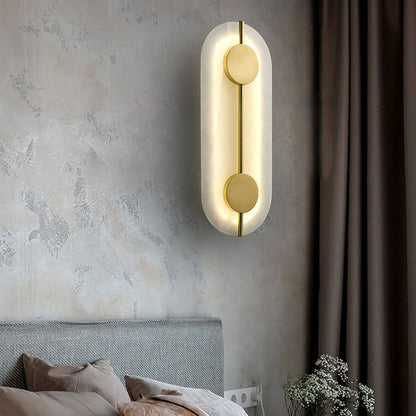 مصباح حائط LED دائري حديدي حديث 