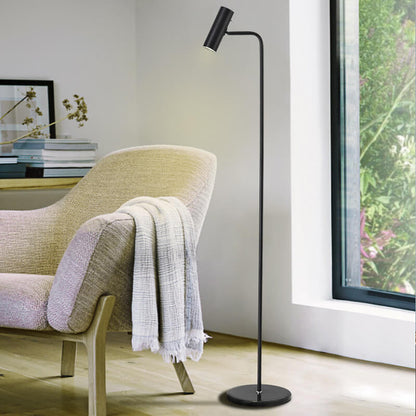 Industrial Iron Simple Lamp Base Adjustable LED Standing Floor Lamp