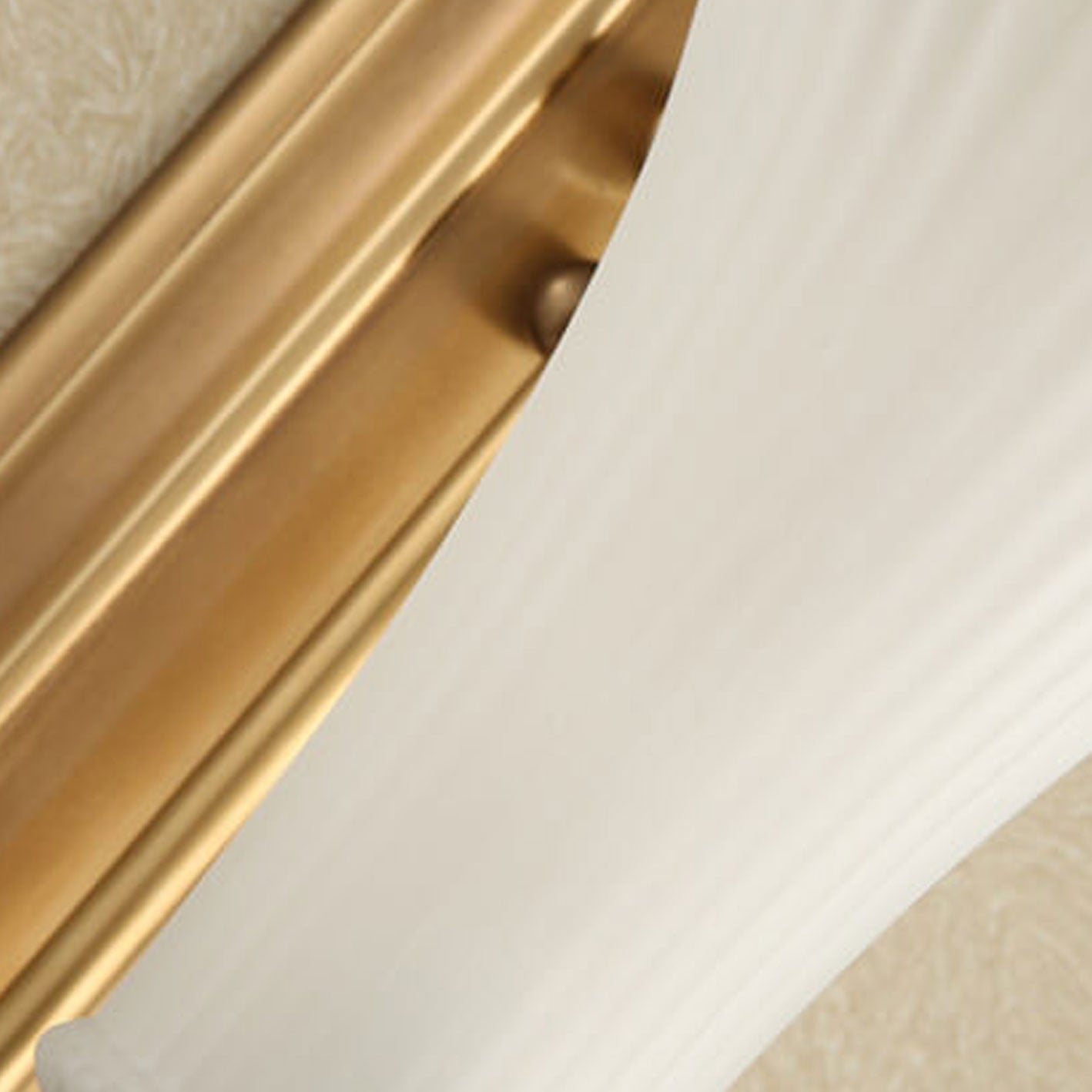 Modern Light Luxury All Copper Glass Petals 1/2-Light Wall Sconce Lamp