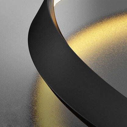 Nordic Light Luxury Round Aluminum LED Pendant Light