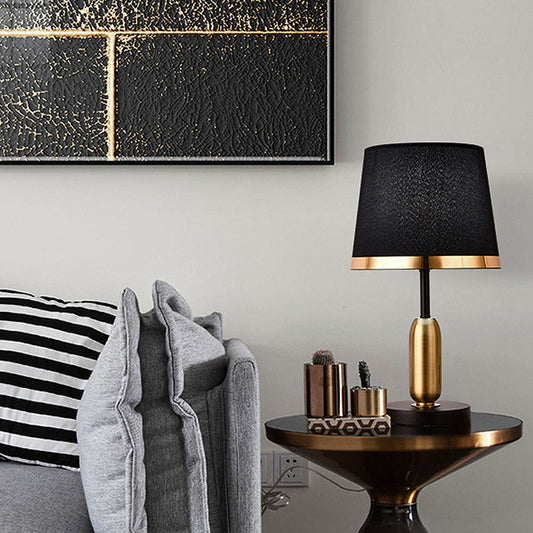 European Retro Fabric 1-Light Table Lamp
