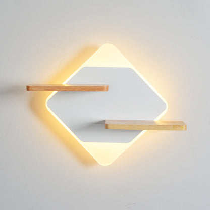 Modern Acrylic Phone Holder LED Creative Wall Sconce Lamp