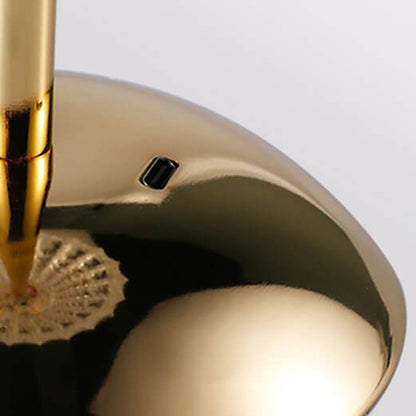 Nordic Light Luxury Aluminum Alloy USB Charging LED Night Light Table Lamp