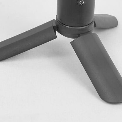 Modern Black Metal Type-C LED Portable Table Lamp