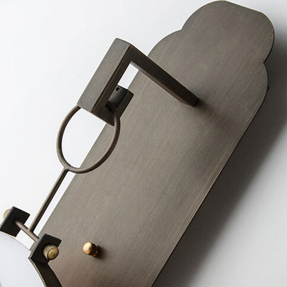 Modern Chinese Acrylic Iron Base 1-Light Wall Sconce Lamp