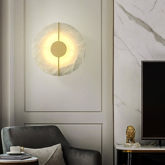Modern Iron Circle LED Wall Sconce Lamp