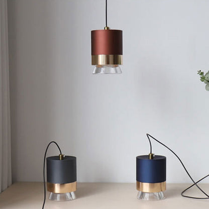 مصباح معلق LED أسطواني فاخر من الألومنيوم والأكريليك من Nordic Light 