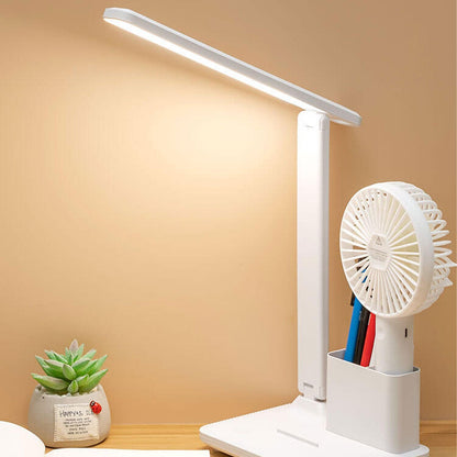 Simple Folding Pen Holder USB Eye Protection LED Reading Desk Lamp