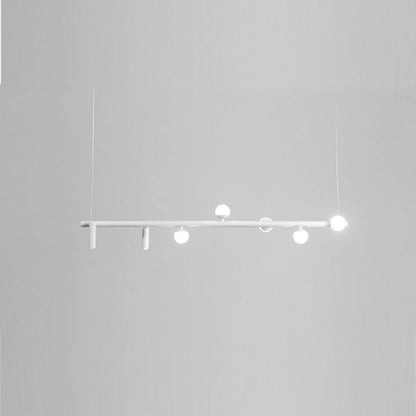 Minimalist  Island Light Linear 6/7 Light Acrylic Iron LED Chandelier