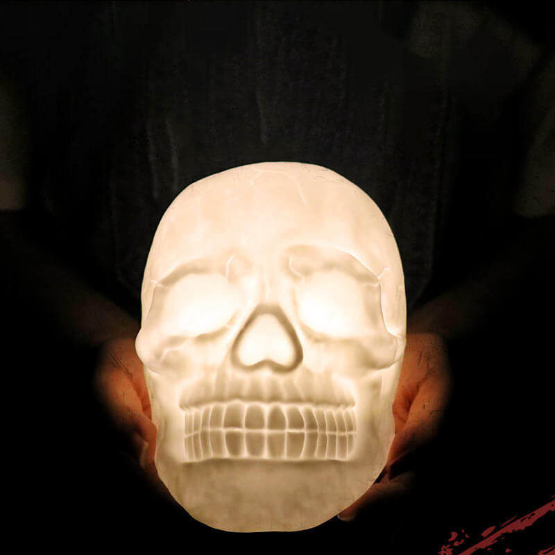 Skull RGB LED Night Light Table Lamp