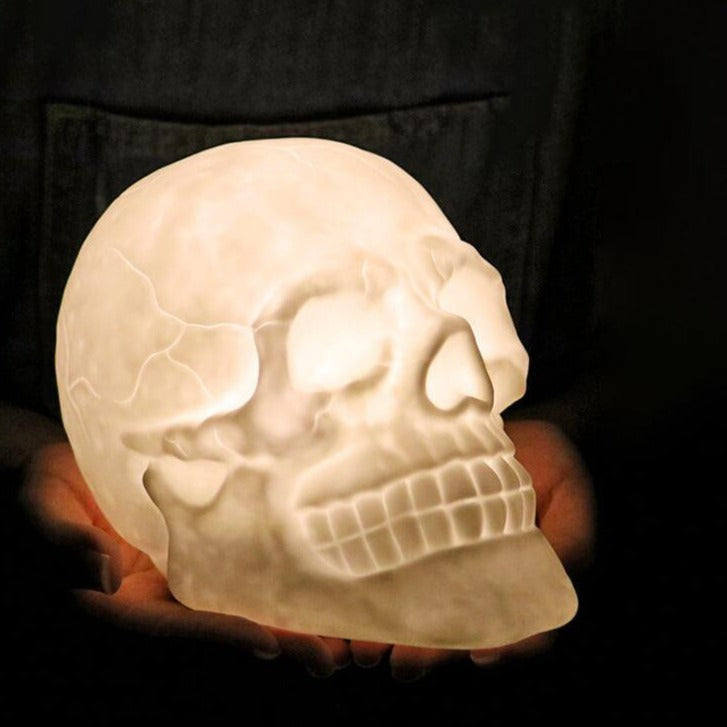 Skull RGB LED Night Light Table Lamp
