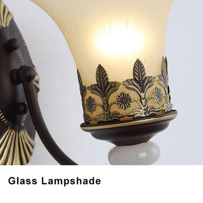 Retro Style 2-Light Cup Shade Wall Sconce